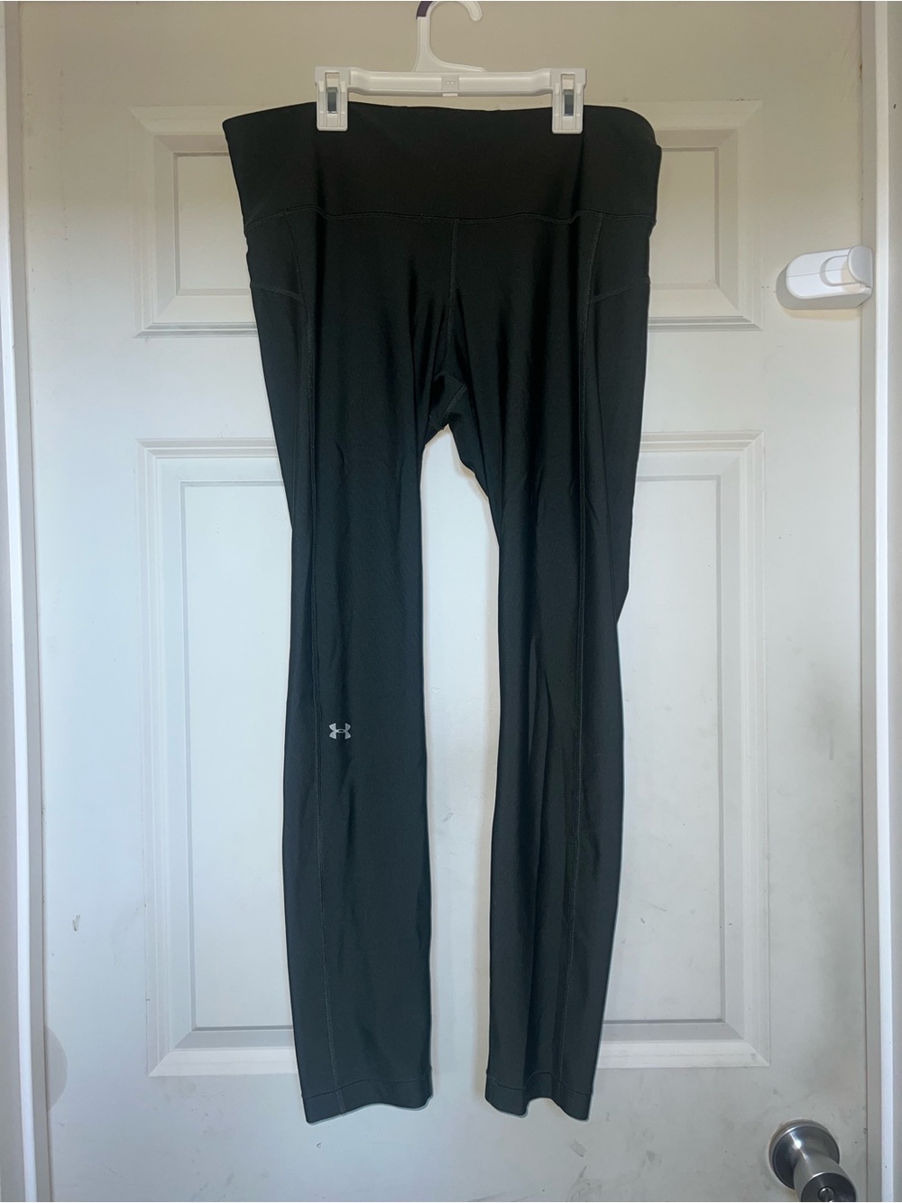 Under Armour Dark Olive Green Women's Leggings with Logo